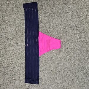 NWT Small Pink Thong Navy and Pink